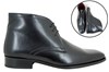 Stylish half high men's shoes - black view 6