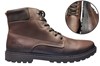 Combat Lace-up Boots - brown leather view 6