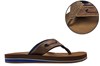 Mens flip flop's - brown view 6