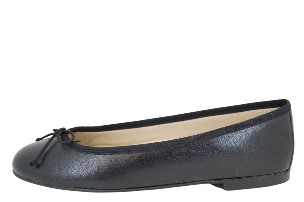 Black flexible ballerinas | Large Size | Ballerinas | Stravers Shoes