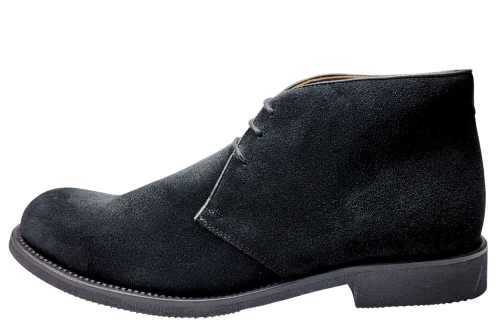 Mens black suede desert boots uk best sale