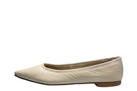 Pointy Ballerina Shoes - cream in small sizes