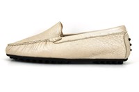 Italian mocassins - champagne in large sizes