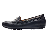 Mocassins Drivers shoes -black silver in large sizes