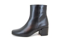 Ankle boots with Heels Square Toe - black in large sizes