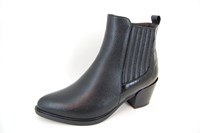 Comfortable Cowboy Boots Low - black in large sizes