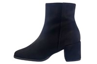 Block Heel Ankle Boots - brown in large sizes