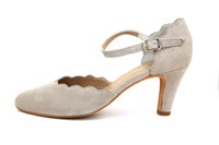 Pumps with Straps Beige in large sizes