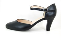 Pumps with Ankle Strap - black in small sizes