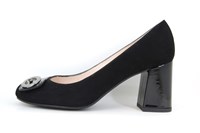 Black Funky Pumps in large sizes