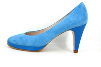 Serenity Blue platform heels in large sizes