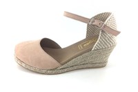 Espadrilles with Wedges - nude in large sizes