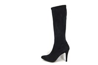Long Stretch Boots High Heels - black in small sizes