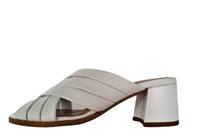 Luxury slipper with double crotch strap - white