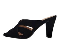 Luxury slipper suede - black