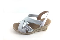 Espadrilles Sandals Wedges - white in small sizes
