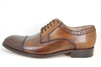 Exclusive Men's Lace Up Shoes - brown in large sizes