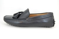 Original Mocassins with Tassels - black leather in small sizes