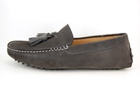 Original Mocassins with Tassels - grey suede in large sizes
