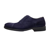 Blue suede light shoes in large sizes
