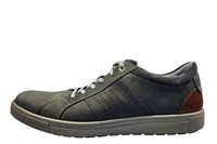 Casual sneakers -matt-grey in large sizes