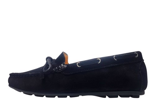 Italian moccasins ladies -black suede