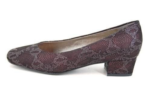 Pumps low heel - wine Small Size | | Stravers Shoes