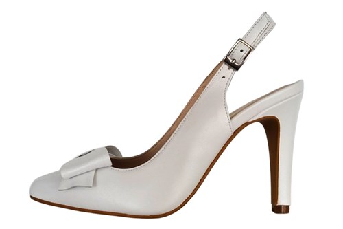 White slingback pumps - Weddingl shoes