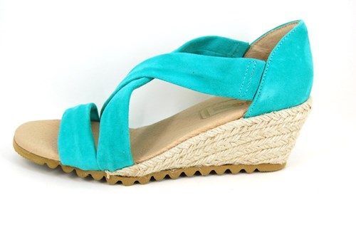 Espadrille Wedges - Turquoise | Small 