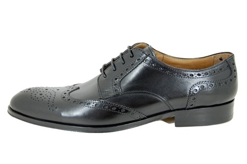 Luxury Brogues  Men's Shoes - black