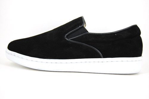 Stravers casual loafers mens - black 