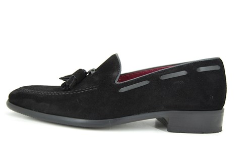 Tassel loafers - black suede | Small 