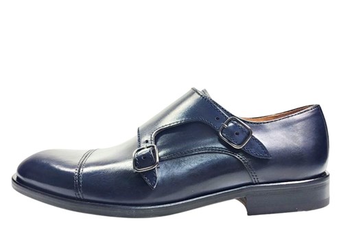 Luxury Business Buckle Shoes - blue