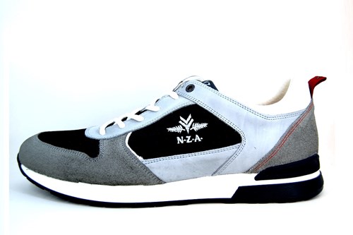 Luxury Leather Sneakers - grey