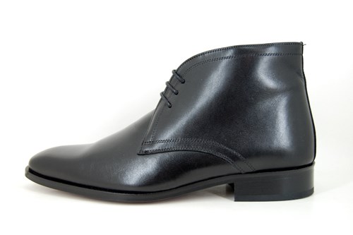 Stylish half high men's shoes - black