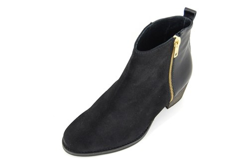 small black ankle boots