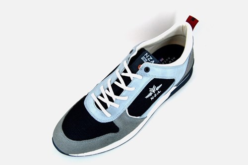 Luxury Leather Sneakers - grey | Large Size | Casual Shoes | Stravers Shoes