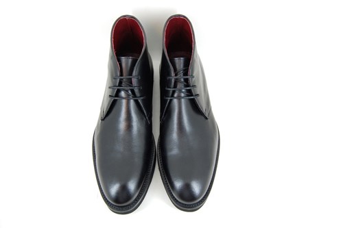 Dress Lace Up Boots Rubber Sole - black | Small Size | Dress Shoes ...