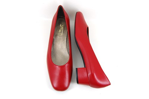 Red Pumps Low Heel | Large Size | Pumps | Stravers Shoes