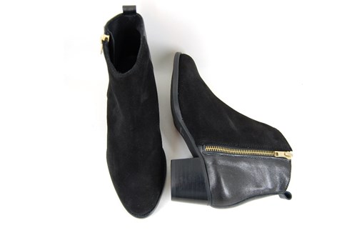 Black Ankle Boots with Small Heels | Small Size | Boots | Stravers Shoes