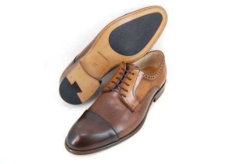 Derby lace up shoes - brown | Small Size | Dress Shoes | Stravers Shoes