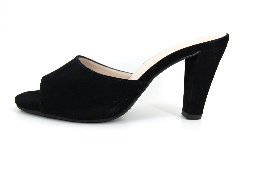 Womens black hot sale mules shoes