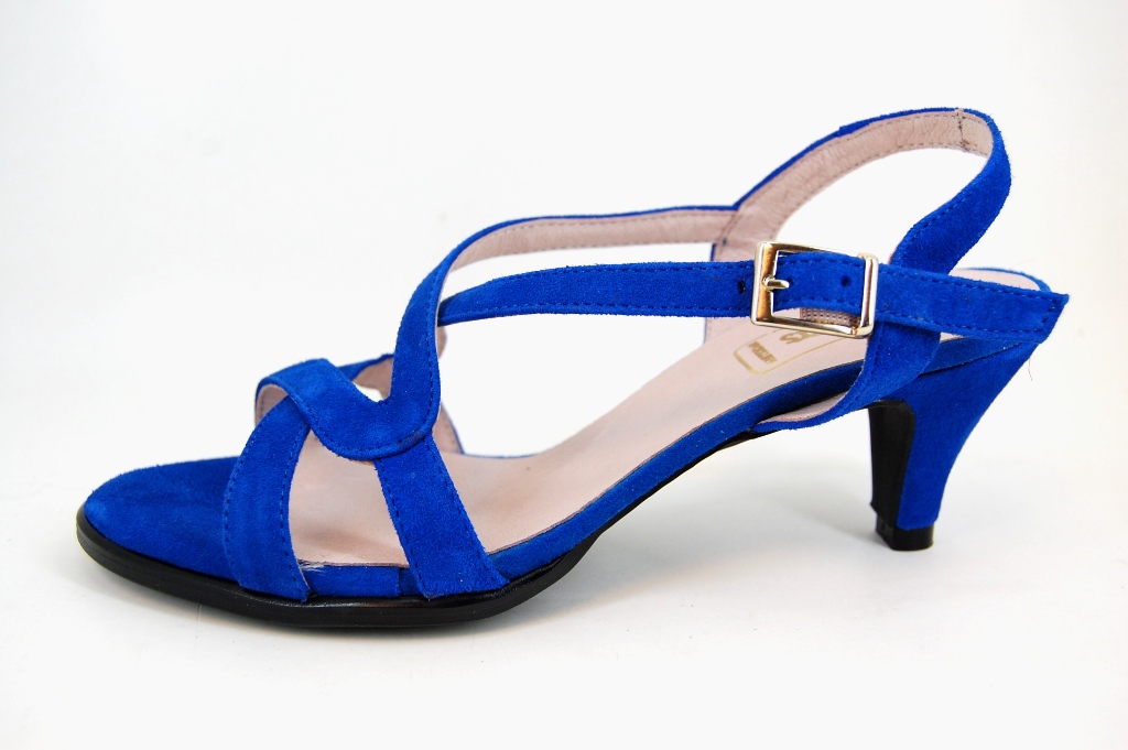Mid heel sandals - cobalt blue | Large 