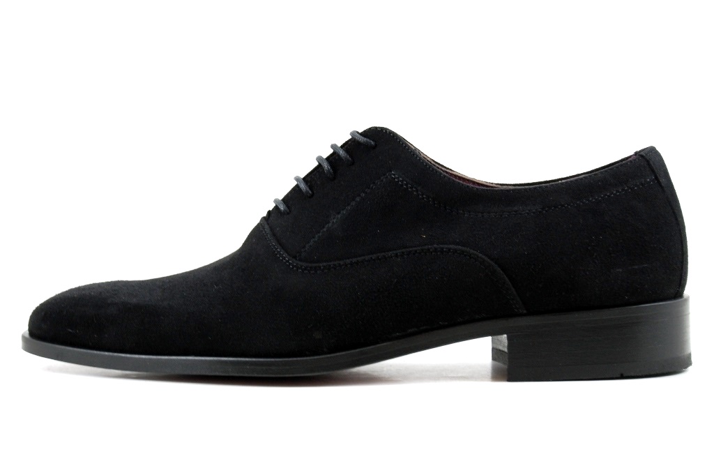 Stylish black suede men's shoes | Small 